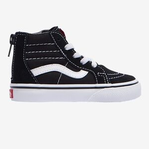 Vans Kids Black and White Sneakers